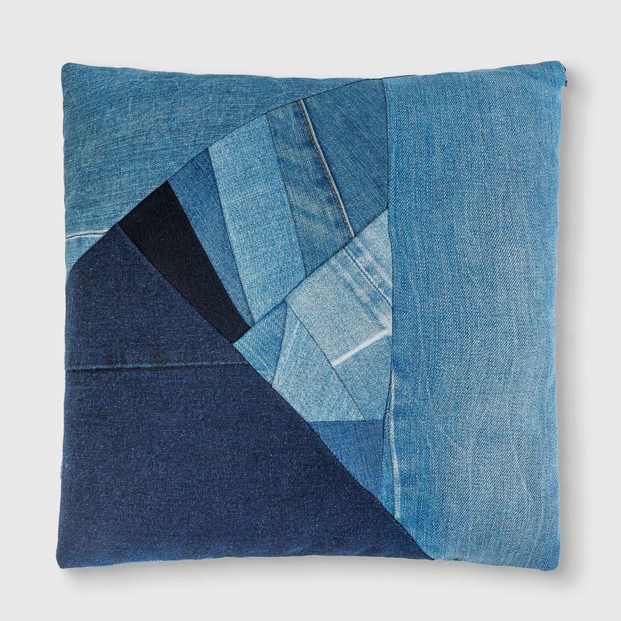 Denim Zero Waste Daniel The Square Denim Pillow