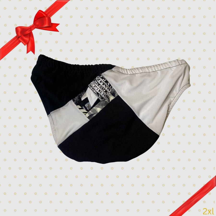 Suitable Zero Waste Daniel 2Xl Black + White Speedo - Black Friday