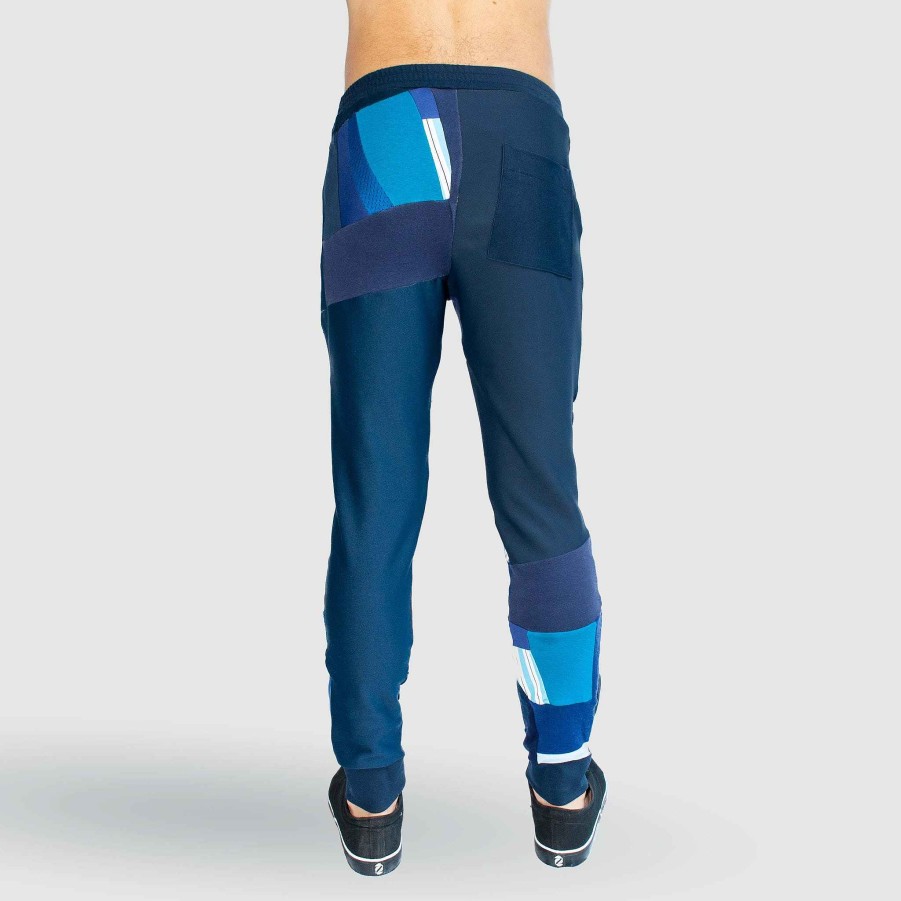 Bottoms Zero Waste Daniel Blue 'All-Over Reroll' Jogger