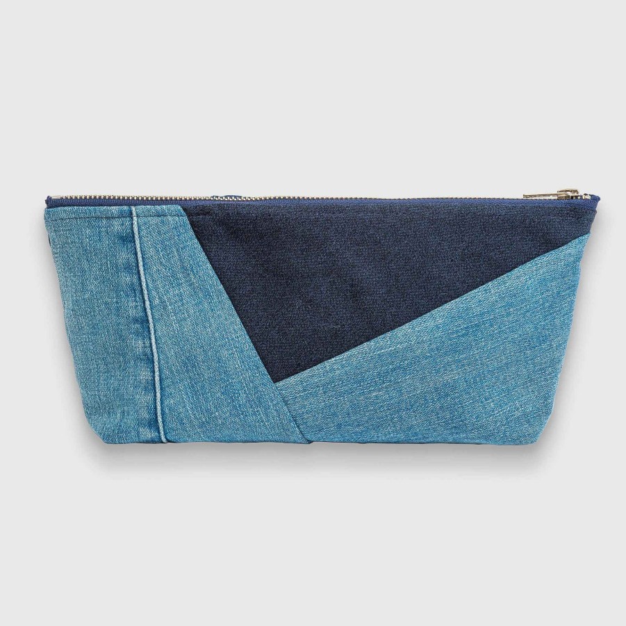 Denim Zero Waste Daniel The Large Denim Pouch