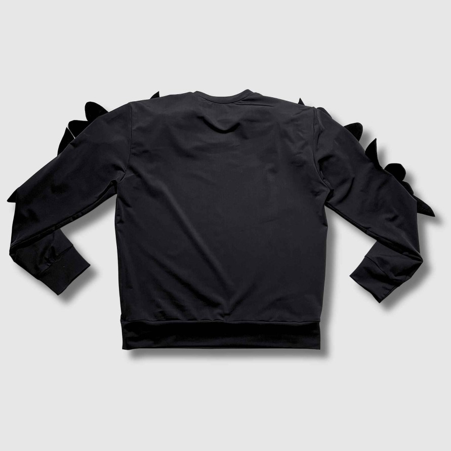 Suitable Zero Waste Daniel Pitch Black Botanicals' Crewneck Sweatshirt