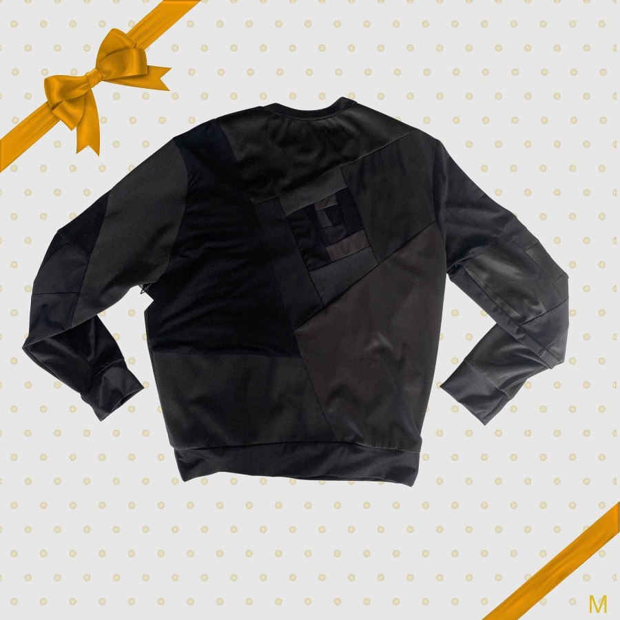 Suitable Zero Waste Daniel Medium Black Sweatshirt - Cyber Monday