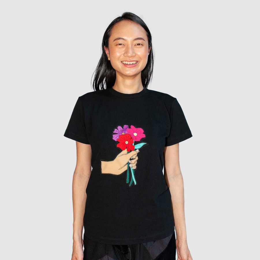 Tops Zero Waste Daniel Sorry About Fashion' Short Sleeve Tee Shirt- Cyber Monday Rerelease