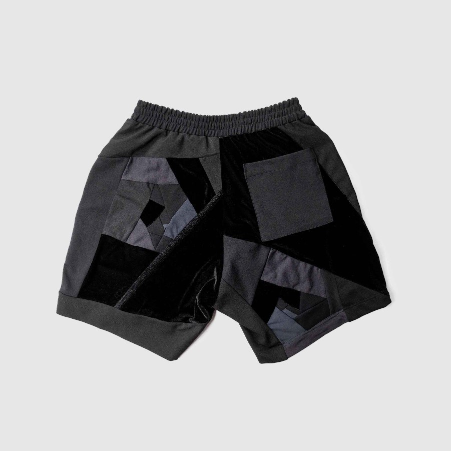 Bottoms Zero Waste Daniel Black 'All-Over Reroll' Short