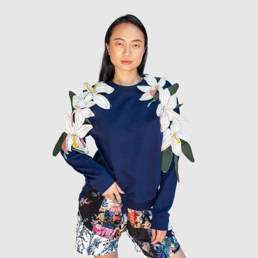 Tops Zero Waste Daniel Groundbreaking' Florals Sweatshirt