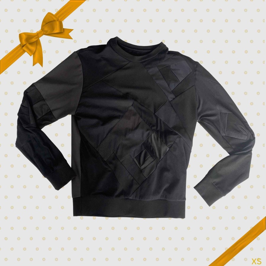 Suitable Zero Waste Daniel Extra Small Black Sweatshirt- Cyber Monday