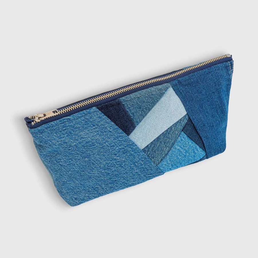 Denim Zero Waste Daniel The Large Denim Pouch