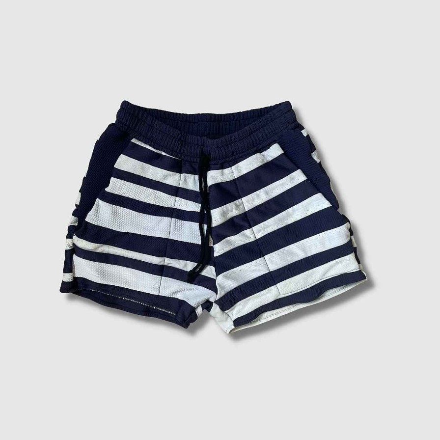 Holiday Zero Waste Daniel Preloved Striped Short Shorts Xxs