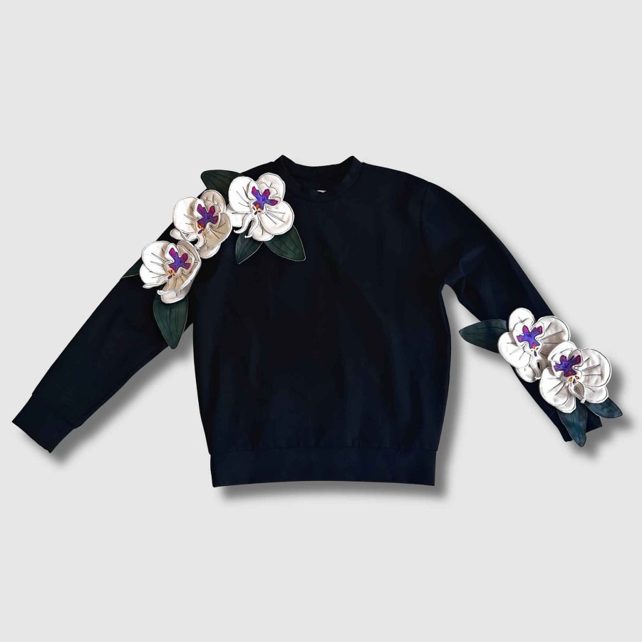 Suitable Zero Waste Daniel Nightbloom Orchids' Crewneck Sweatshirt