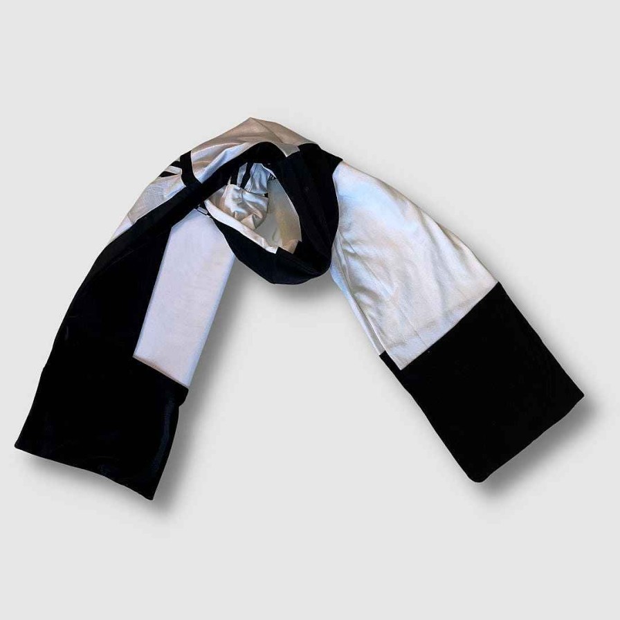 Holiday Zero Waste Daniel Preloved Comfy Black + White Scarf