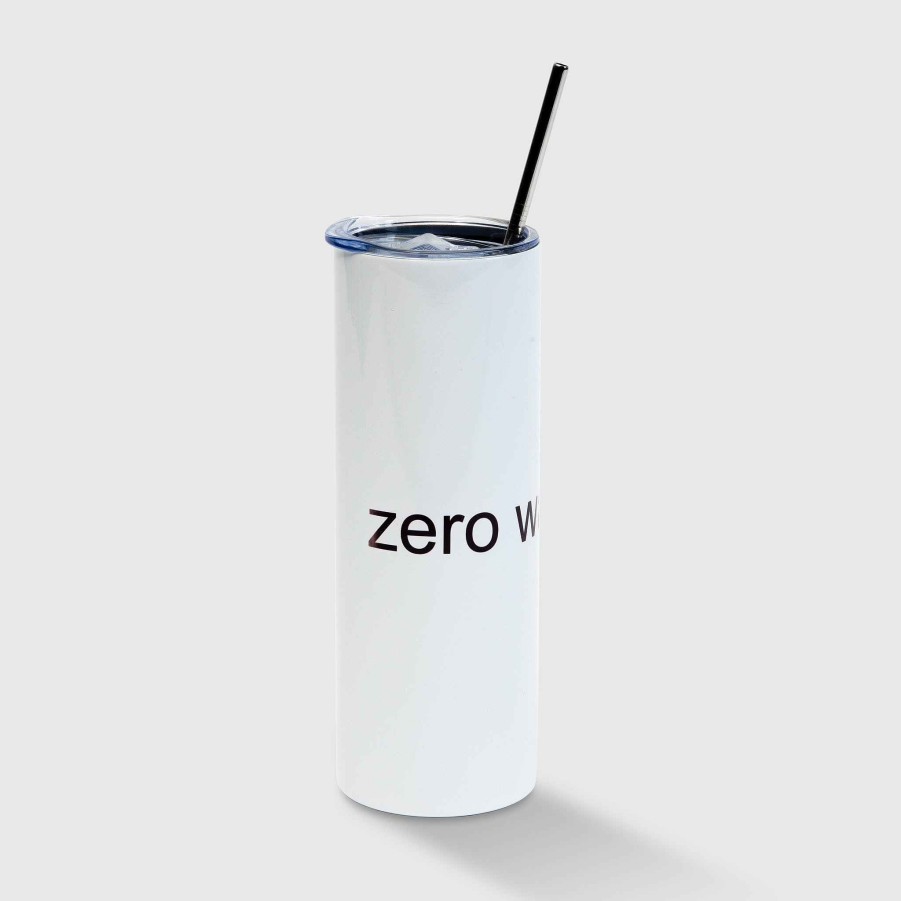 Favorite Things Zero Waste Daniel Zwd Logo (Metal) Reusable Tumblr W/ Metal Straw (20 Oz.)