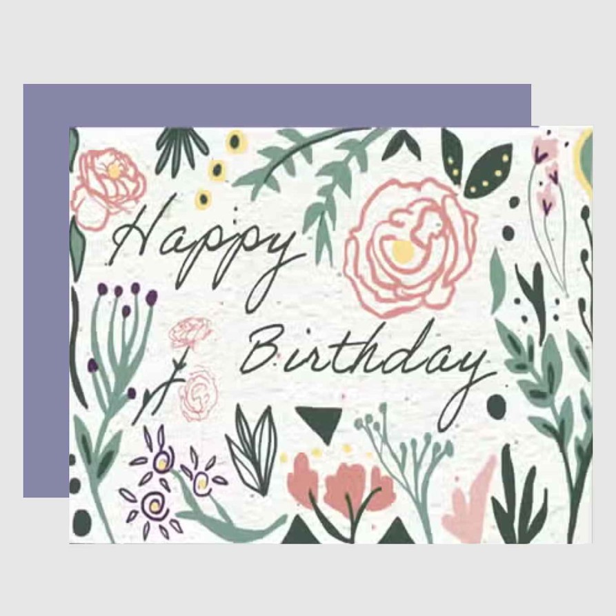 Favorite Things Zero Waste Daniel Happy Birthday: Eco-Friendly Seed Paper Plant-Able Card