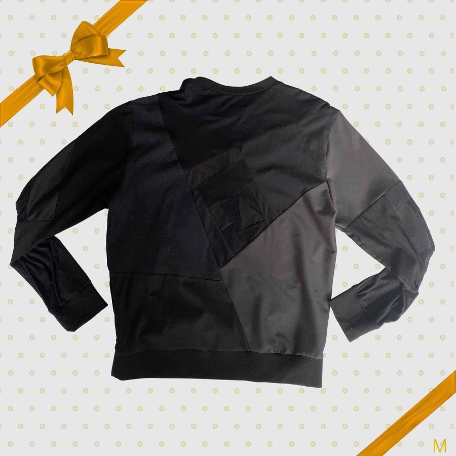 Suitable Zero Waste Daniel Medium Black Sweatshirt - Cyber Monday