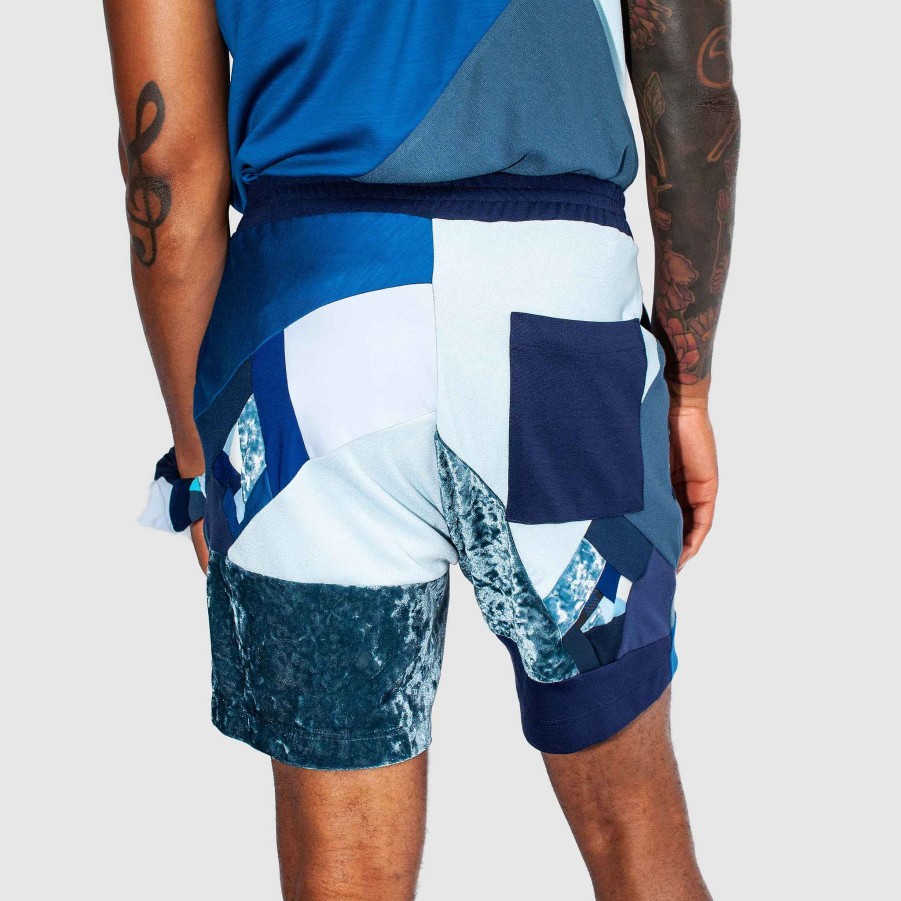 Bottoms Zero Waste Daniel Blue 'All-Over Reroll' Short