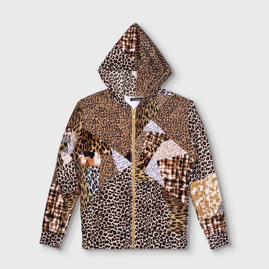 Tops Zero Waste Daniel The Cheetah Hoodie