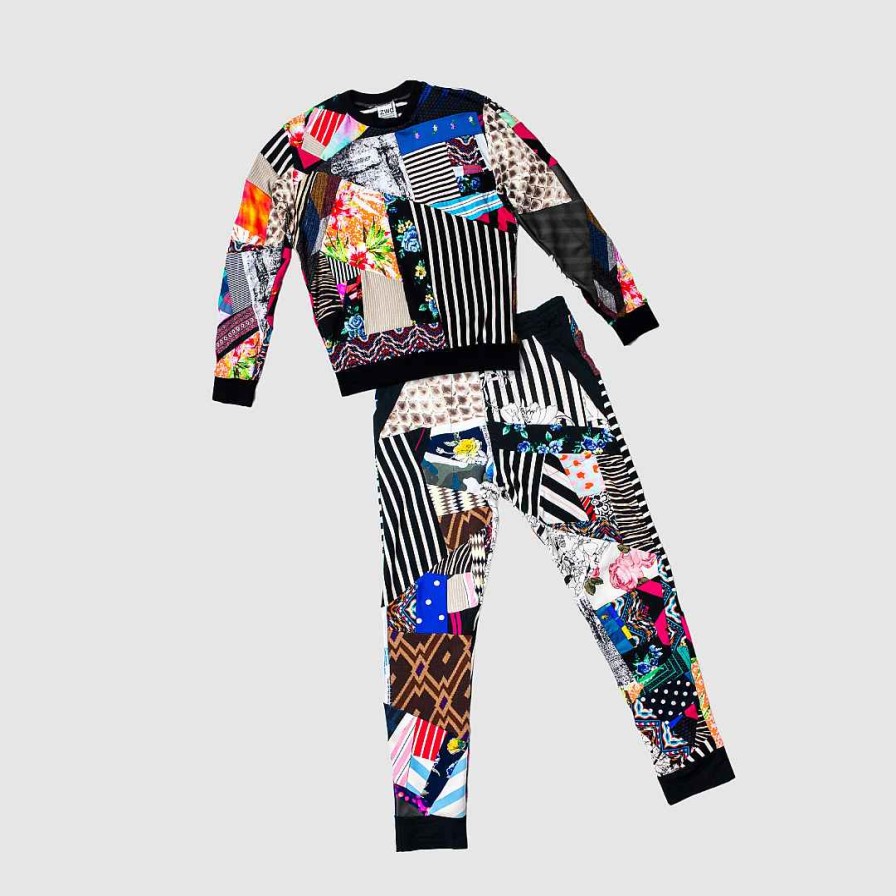 Deals Zero Waste Daniel Mixed Print 'All-Over Reroll' Bundle (Sweatshirt + Jogger)