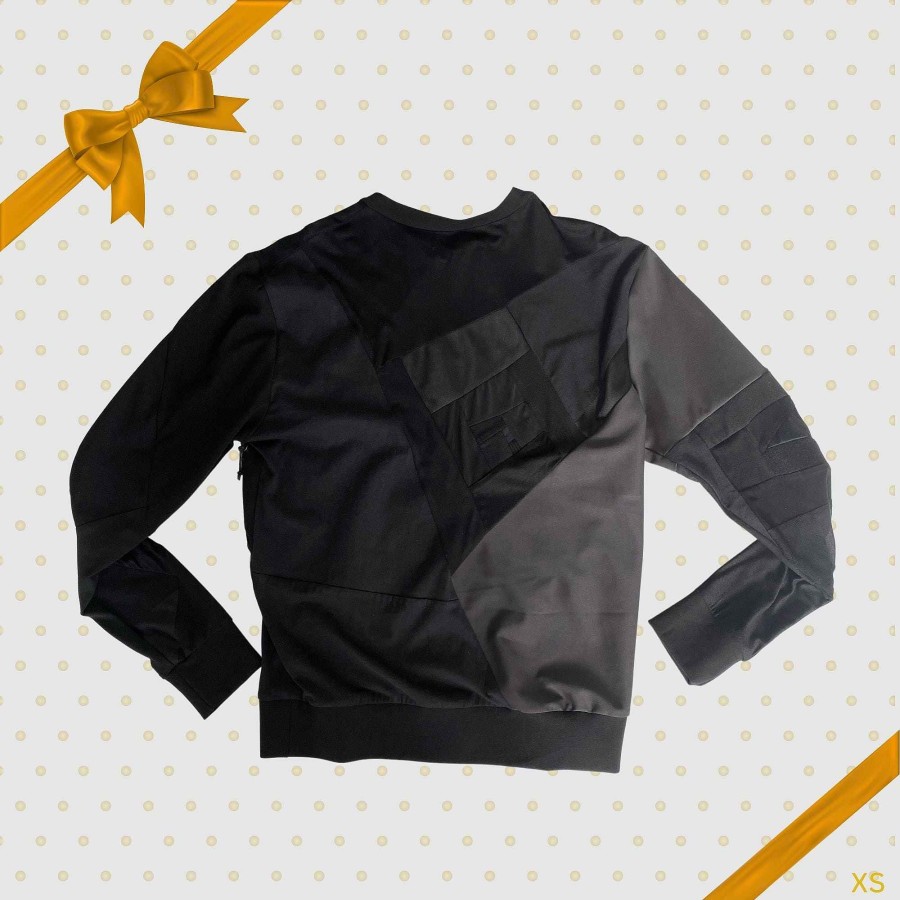 Suitable Zero Waste Daniel Extra Small Black Sweatshirt- Cyber Monday