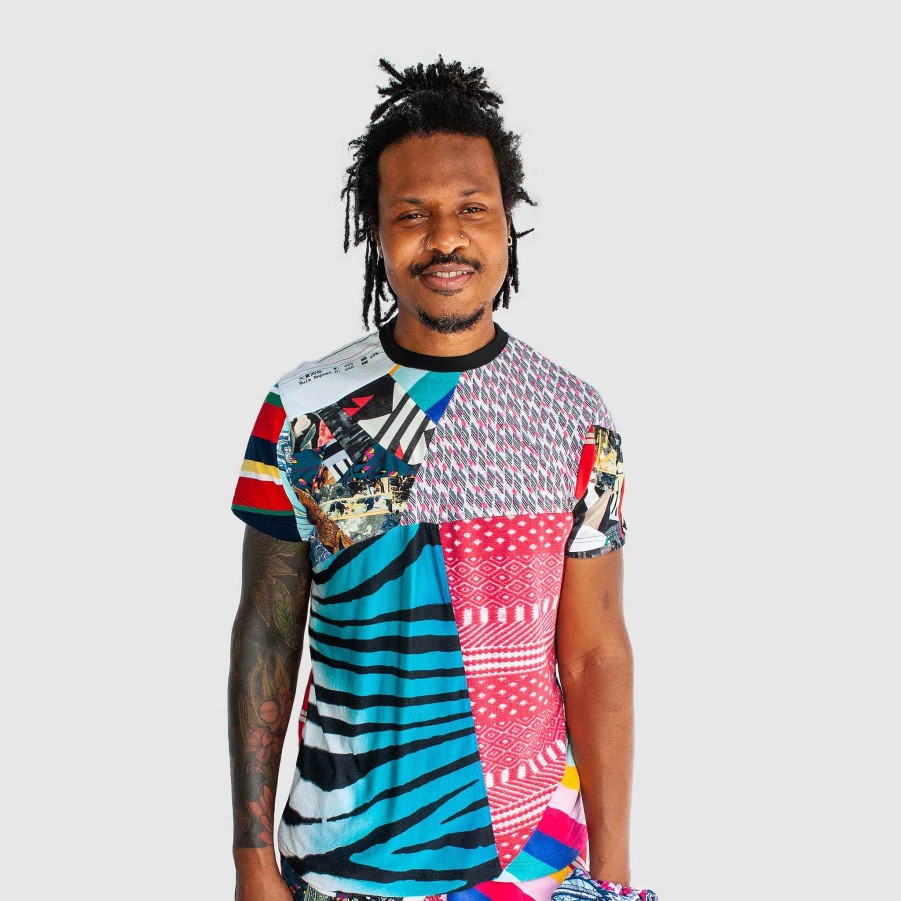 Deals Zero Waste Daniel Mixed Print 'All-Over Reroll' Bundle (Tee Shirt + Short)