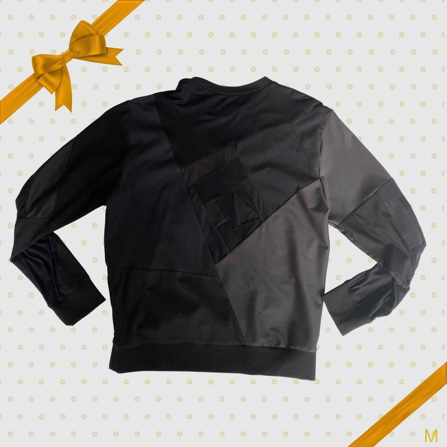 Suitable Zero Waste Daniel Medium Black Sweatshirt- Cyber Monday